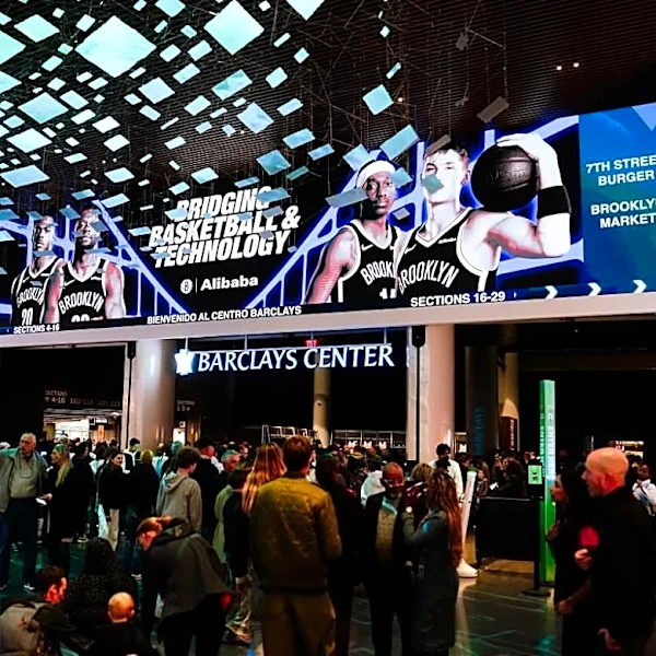 At Barclays Center, a new look emerges with art, clubs and the cloud