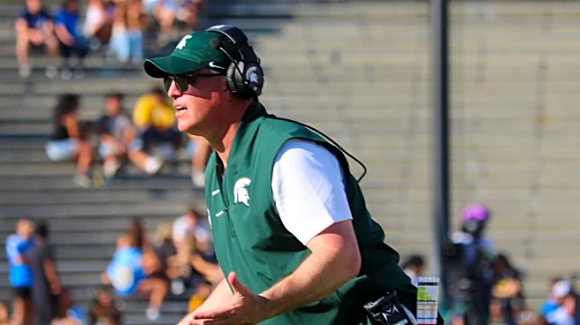 MSU vs UCLA sideline perspective