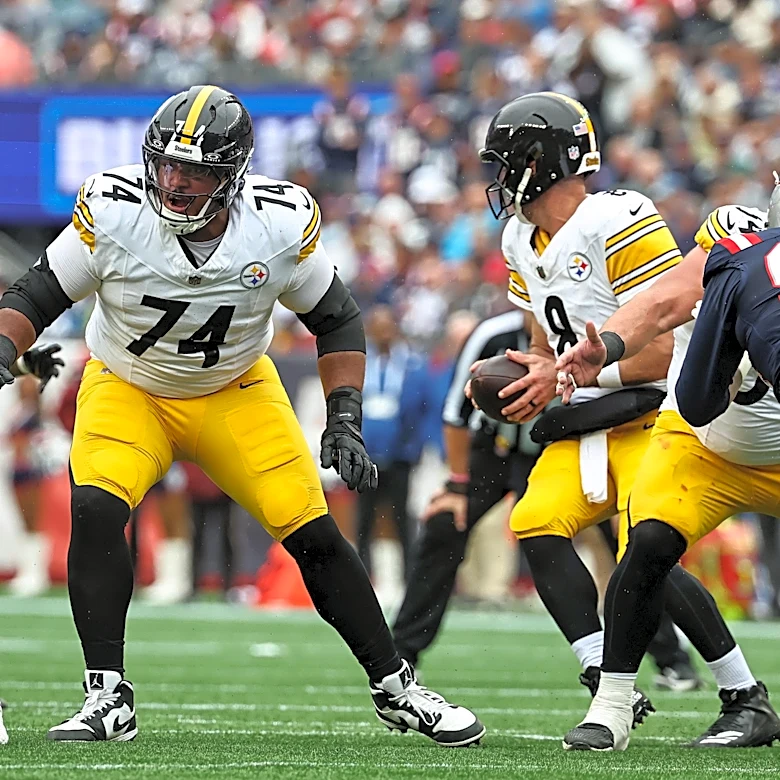 Steelers’ Mike McCarthy praises jumbo package, OL Spencer Anderson