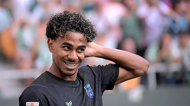 Barcelona star Lamine Yamal wins Kopa Trophy for third year running