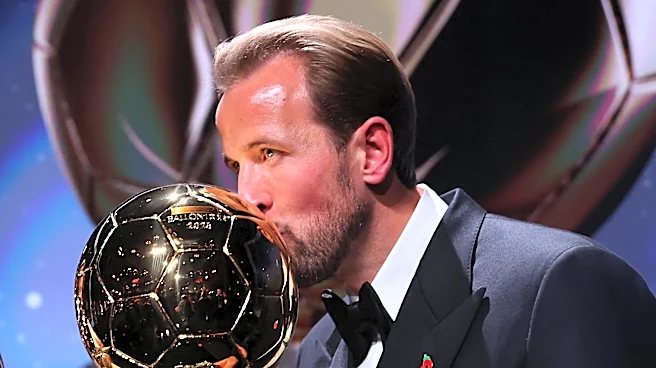 Harry Kane thanks Bayern Munich organization in acceptance speech