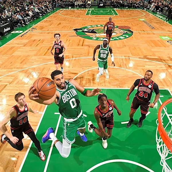 Celtics handle business at home, beat Bulls 134-99