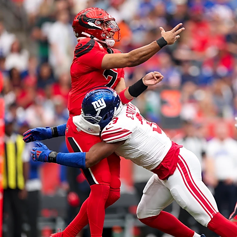 How good a pass rusher is Abdul Carter of the NY Giants?