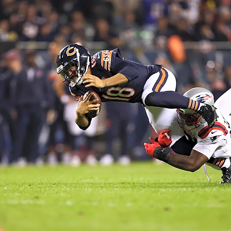 Chicago Bears Pass Protection Analysis on the Sacks Allowed vs Patriots