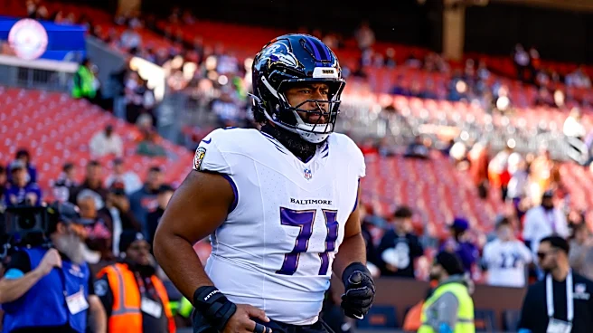 Ravens rookie guard Vega Ioane to miss time with MCL sprain