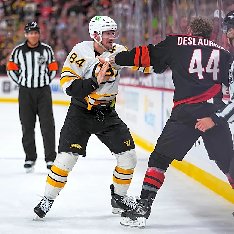 Heavyweight Fight lives up to billing as Hurricanes down Bruins 2-1