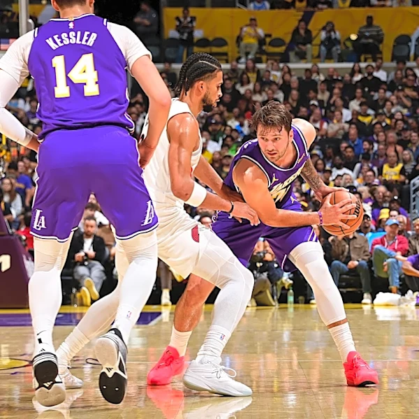 Blazers Absorb 40 from Doncic, Beat Lakers