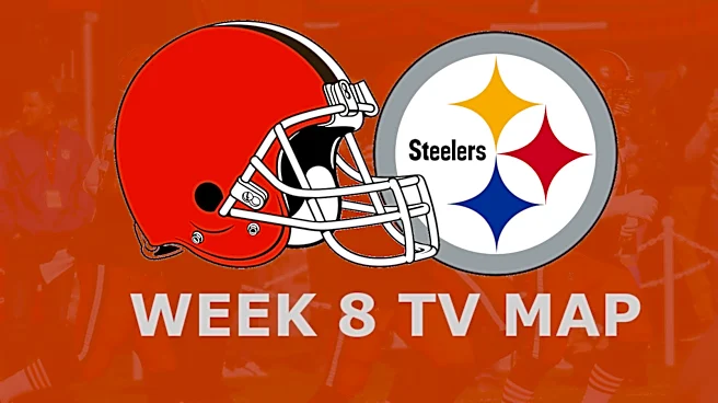 Cleveland Browns vs. Pittsburgh Steelers Week 8 TV Map
