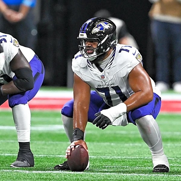 Ravens star rookie guard might play vs. Buffalo Bills after all