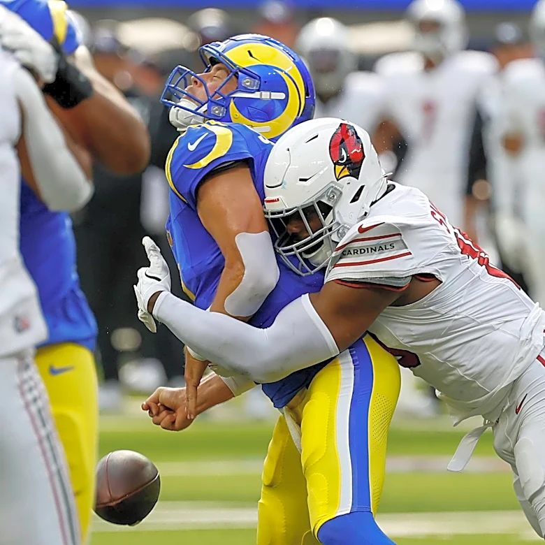 Are the next two Cardinals games the last for Josh Sweat? Budda Baker?