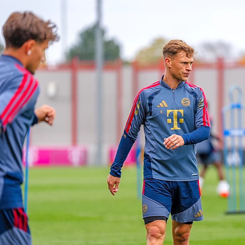 Joshua Kimmich returns to Säbener Straße ahead of der Klassiker