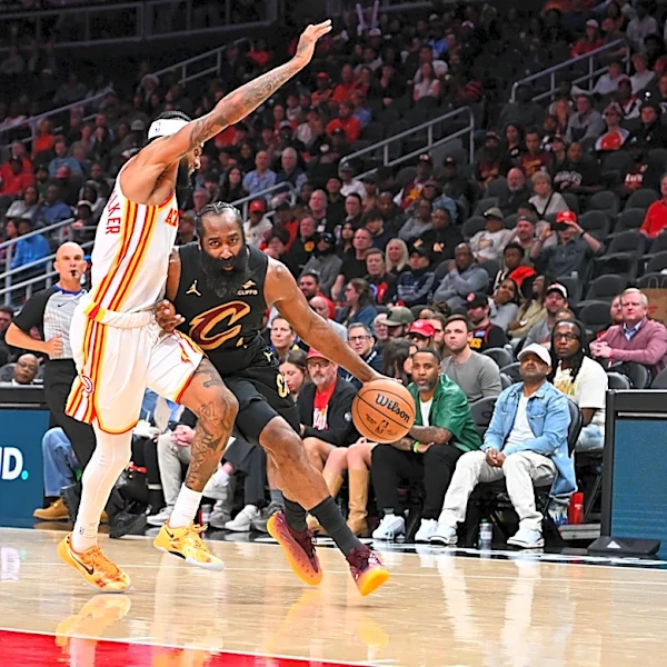 Cavaliers fall to the Hawks despite 24 points from James Harden