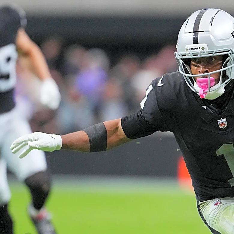 Raiders wide receiver Week 7 snap and production review