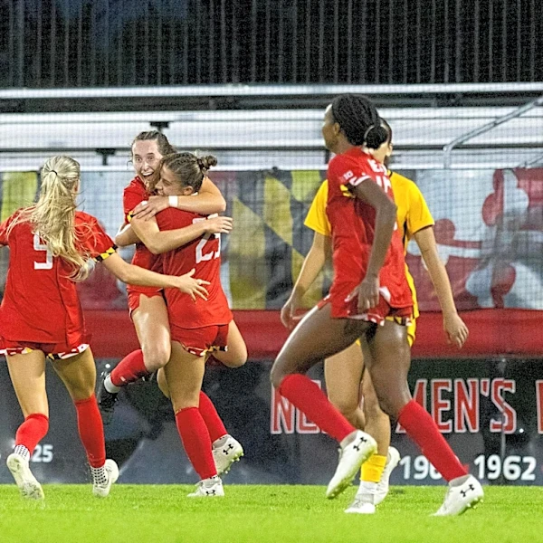 Maryland women’s soccer flattens Rutgers, 3-2, in season finale