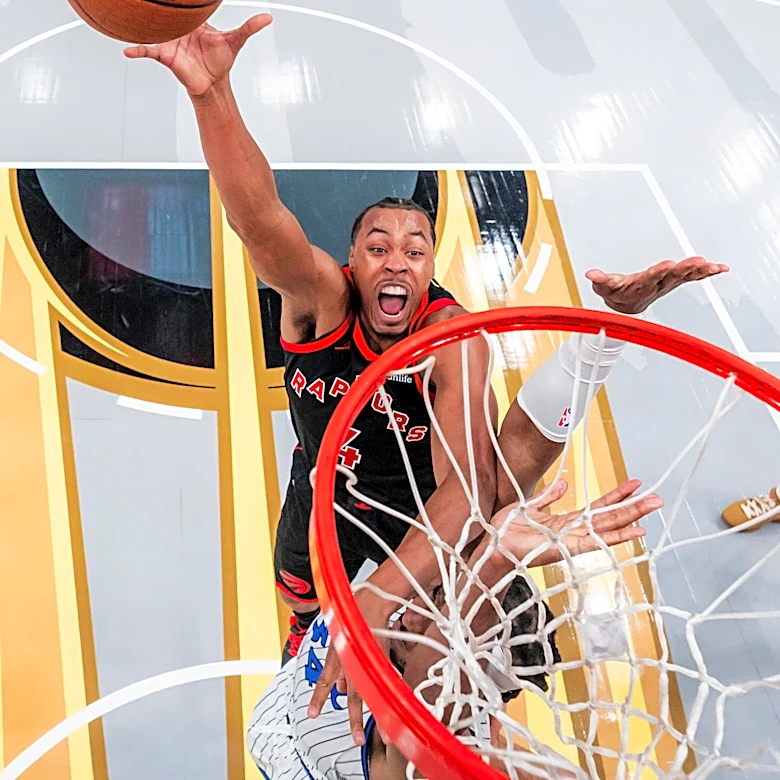 Scottie Barnes couldn’t enjoy scoring 41. “I think I got to let some time go off.”