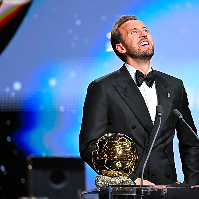 Harry Kane reflects on the moment he was announced as Ballon d’Or winner