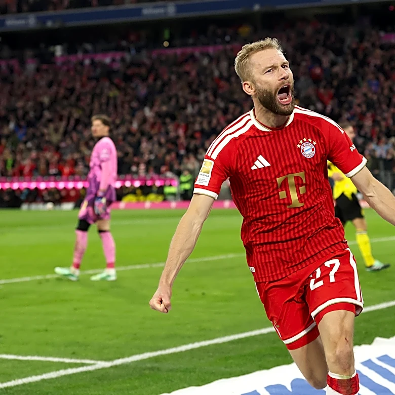Konrad Laimer voted Man of the Match in Bayern Munich’s 2-2 draw in der Klassiker