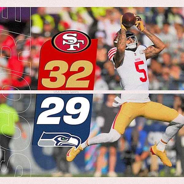 Seahawks lose 32-29 at home to the San Francisco 49ers