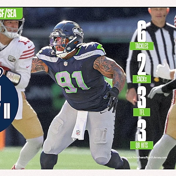 Despite the loss, Seahawks DT Byron Murphy II had an exceptional game