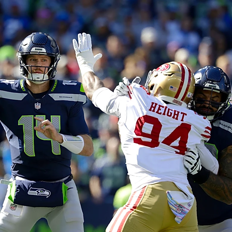 Seahawks QB Sam Darnold gets mediocre grade for Week 5 play vs. 49ers