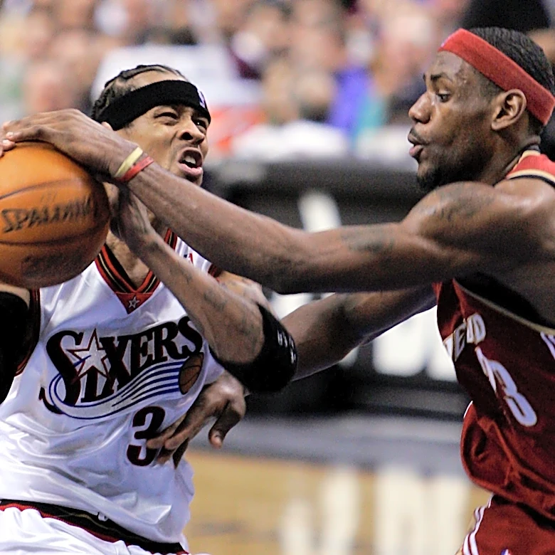 Allen Iverson reacts to LeBron James joining Sixers in free agency