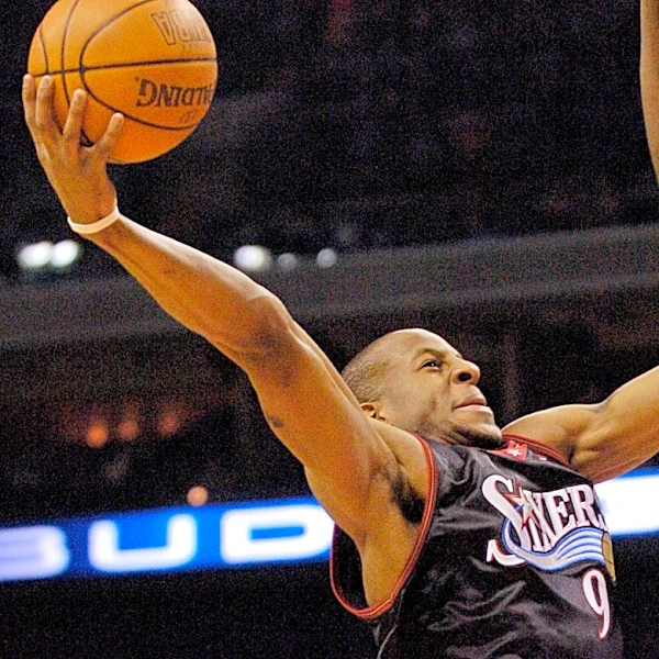 Sixers' Allen Iverson gives love to former teammate Andre Iguodala