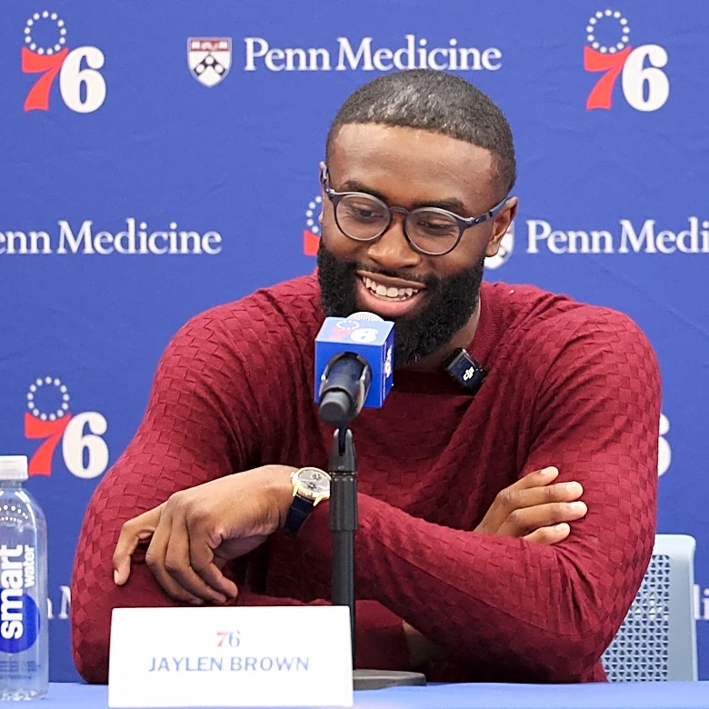 Sixers' Jaylen Brown working out with new assistant coach Phil Handy