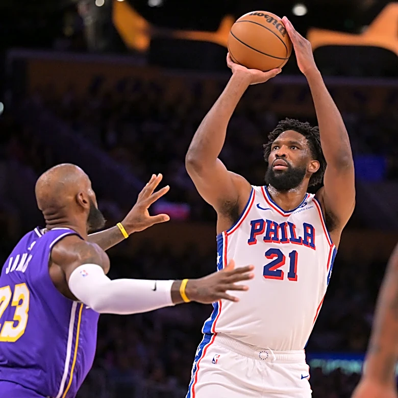 Sixers' LeBron James talks passing championship habits to Joel Embiid
