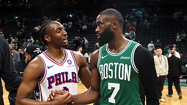 Jaylen Brown discusses what he's learned about Sixers' Tyrese Maxey