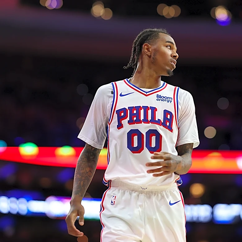 VJ Edgecombe has advice to give to Sixers rookie Labaron Philon Jr.