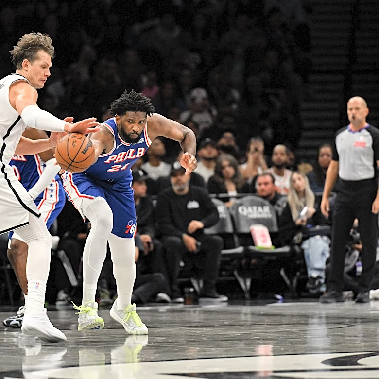 Sixers star Joel Embiid talks turnovers after preseason loss to Nets