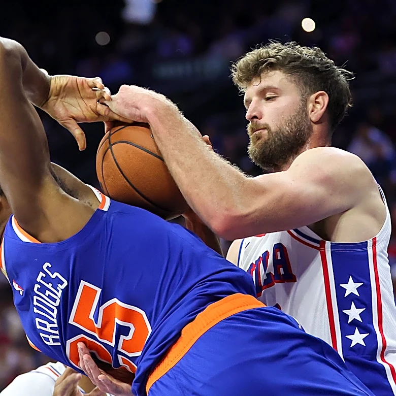 Dean Wade discusses having to play small-ball 5 amid Sixers injuries