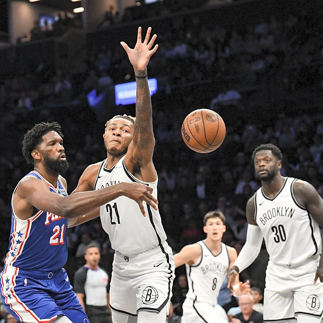 76ers' Tyrese Maxey gives insight into healthy Joel Embiid at practice