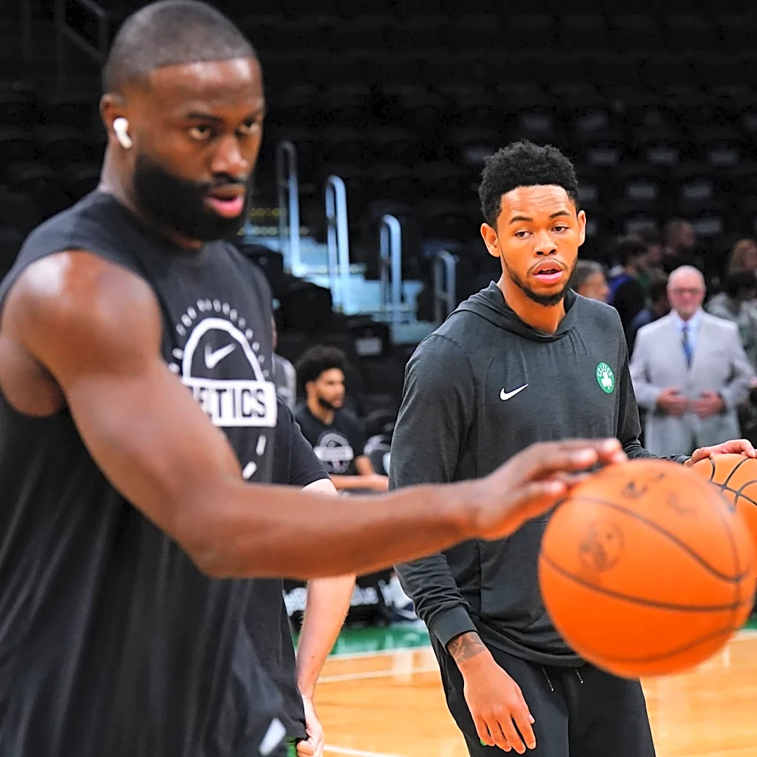 Sixers' Adem Bona gives thoughts on Jaylen Brown, Anfernee Simons