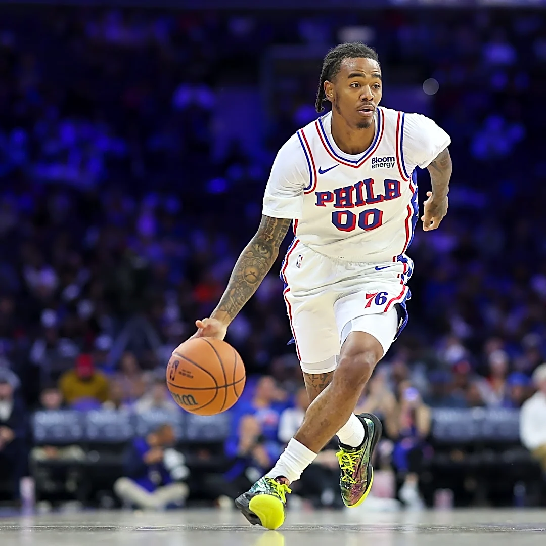 76ers rookie Labaron Philon Jr. discusses handling nerves before debut