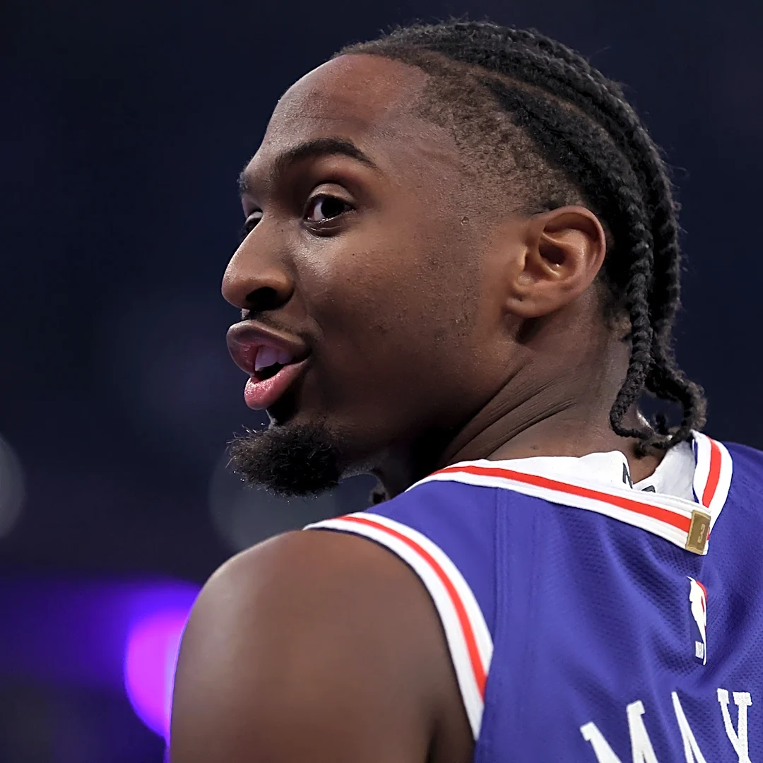 Sixers' LeBron James, Jaylen Brown give thoughts on Tyrese Maxey