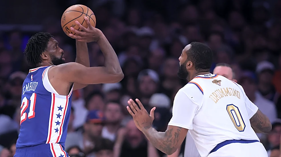 Joel Embiid reacts to first game after 76ers knock off champion Knicks