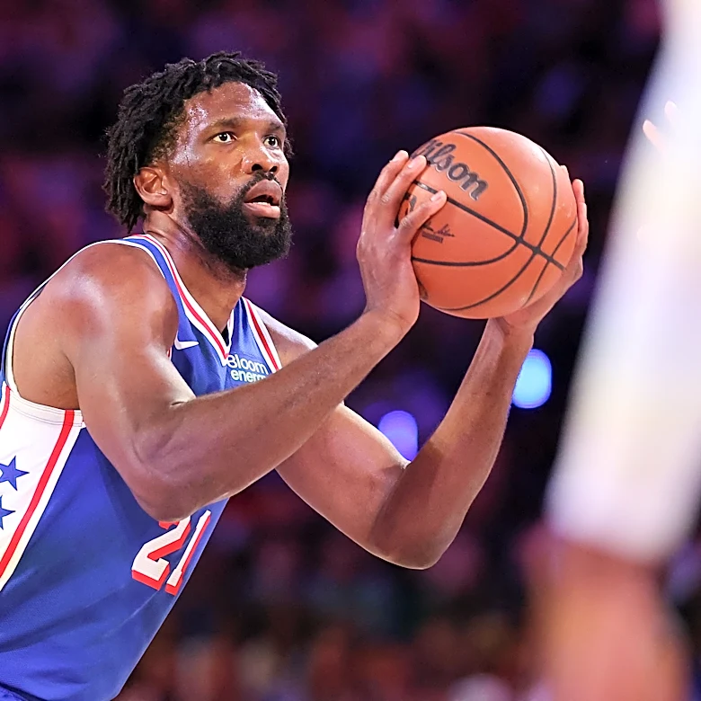 76ers' Joel Embiid talks win over Cavs, relationship with James Harden