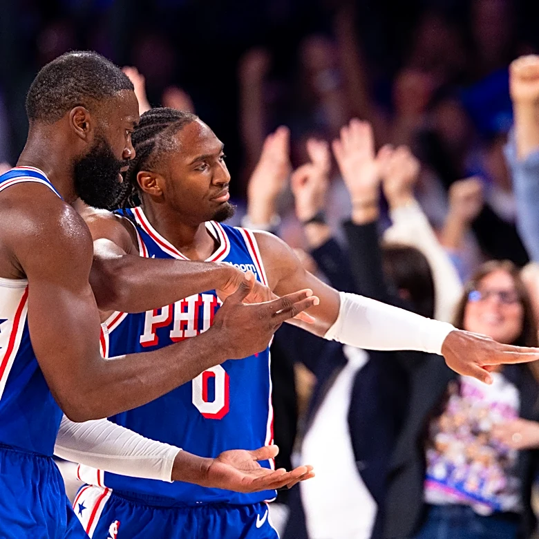 Sixers big man Adem Bona praises Tyrese Maxey for his work, leadership