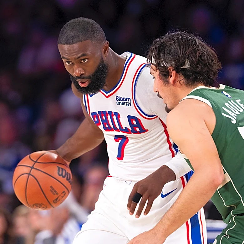 Player grades: Jaylen Brown leads LeBron James-less Sixers over Bucks
