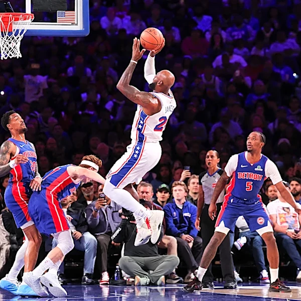 Player grades: LeBron James returns, but Sixers fall to Pistons