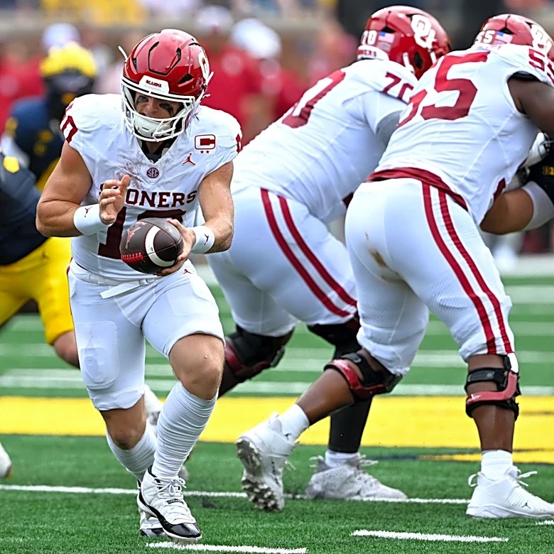 Oklahoma Sooners remain just inside AP Top 25 after loss to Michigan
