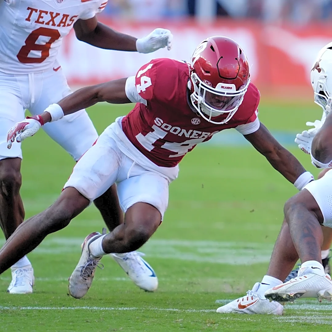 Trystan Haynes reacts to first career start against Texas