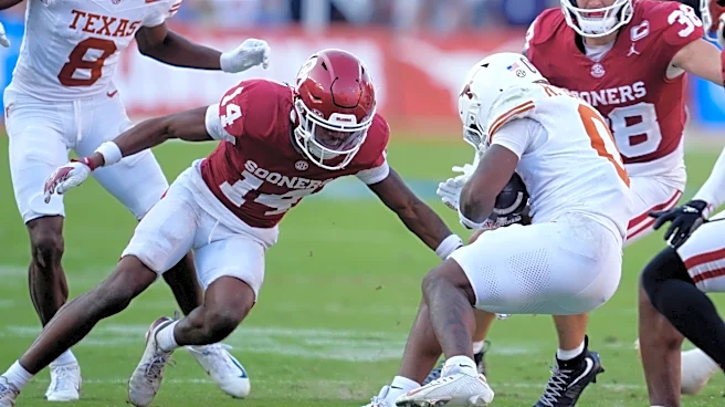 Trystan Haynes reacts to first career start against Texas