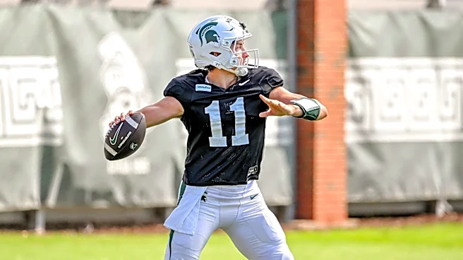Michigan State QB talks fall camp, leadership role with Spartans