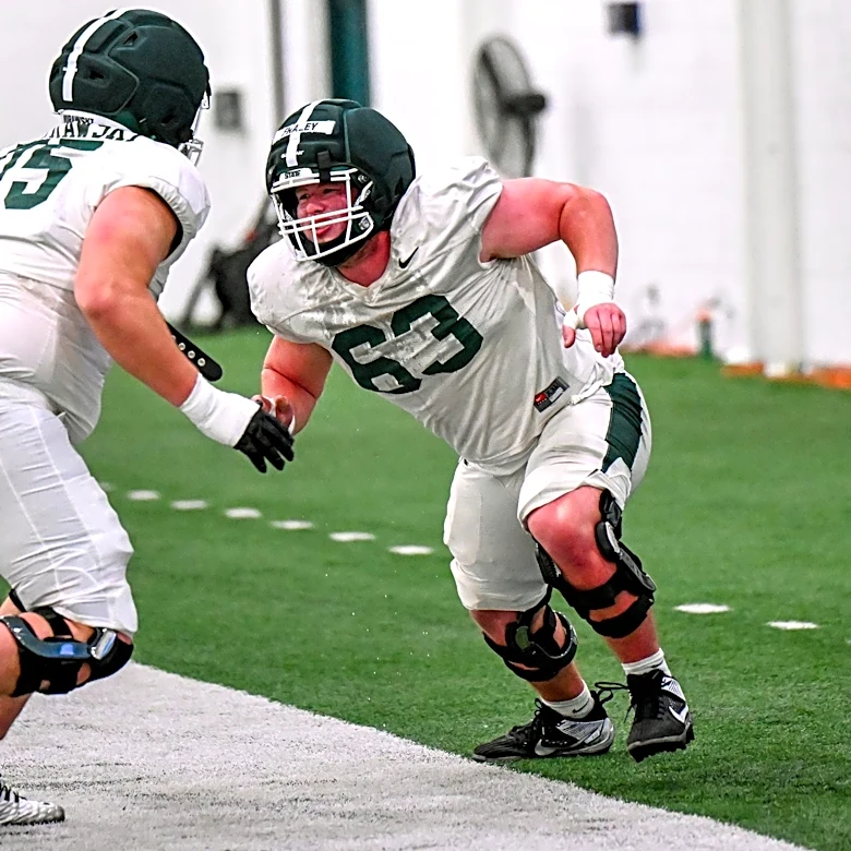 Michigan State offensive lineman nominated for 2026 Campbell Trophy
