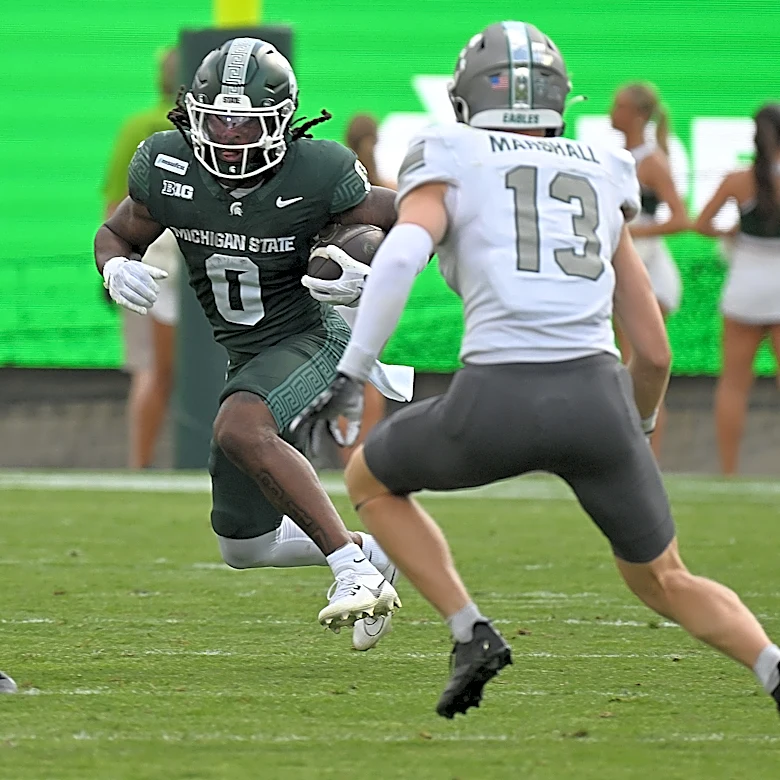 Cam Edwards talks to the media following big performance against EMU