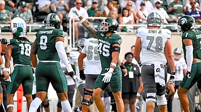 Linebacker Brady Pretzlaff talks about stepping up in MSU's win vs EMU