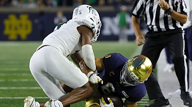 MSU football comes up short in second half, loses at Notre Dame