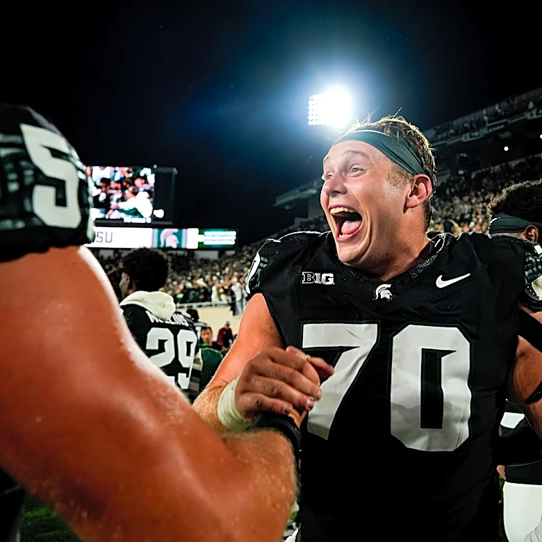 Spartan OL Luka Vincic talks road to recovery and playing in 2026